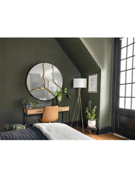 Espejo Surcos Schuller pan de oro