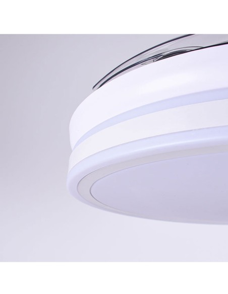 Ventilador retráctil blanco