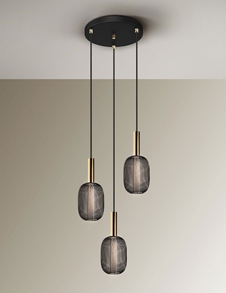 Lámpara micrón con malla