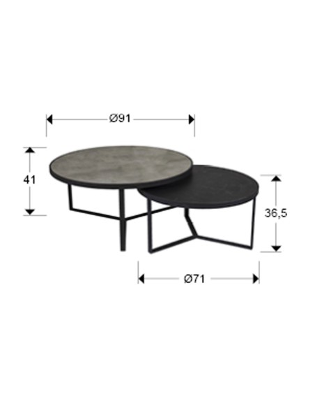 Set mesas Naira precio mínimo