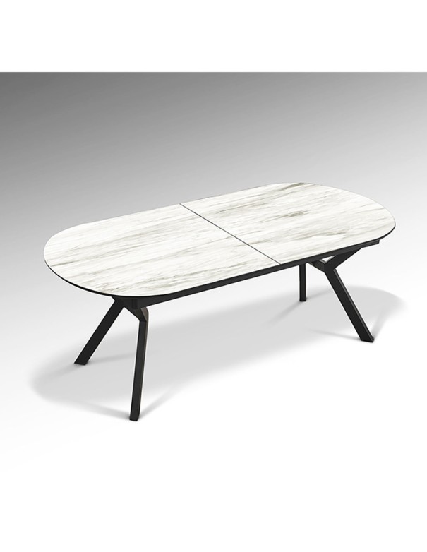 Mesa Antea tapa mármol blanco