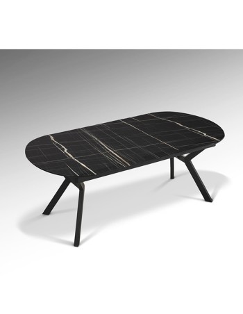 Mesa Antea mármol negro