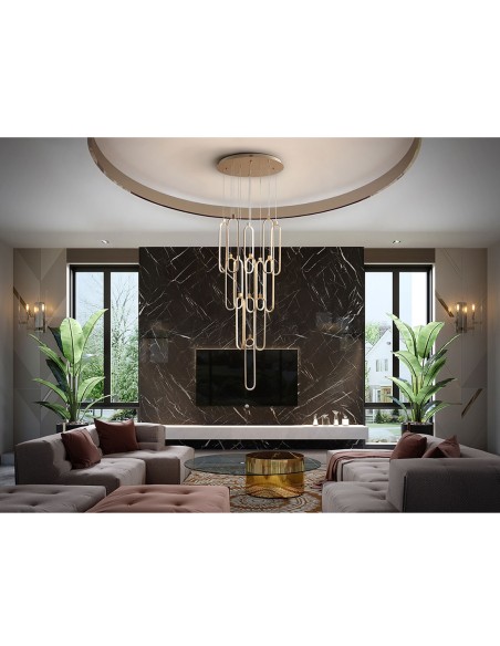 Lámpara Collete oro rosa