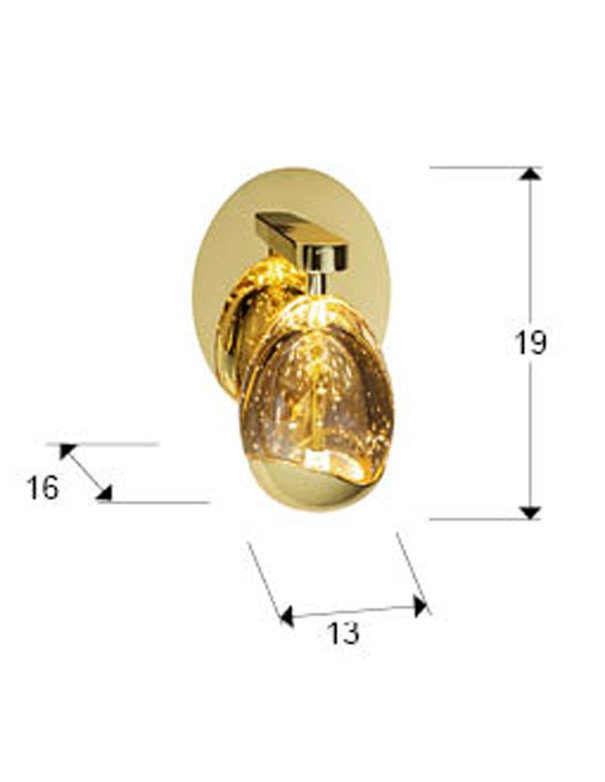 Aplique Rocio oro precio mínimo