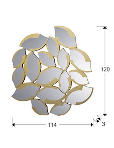 Espejos de pared económicos.