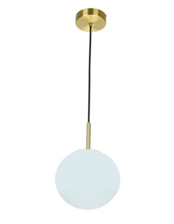 Lámpara montura oro viejo