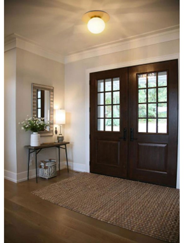 Plafón pegado a techo con bola de cristal