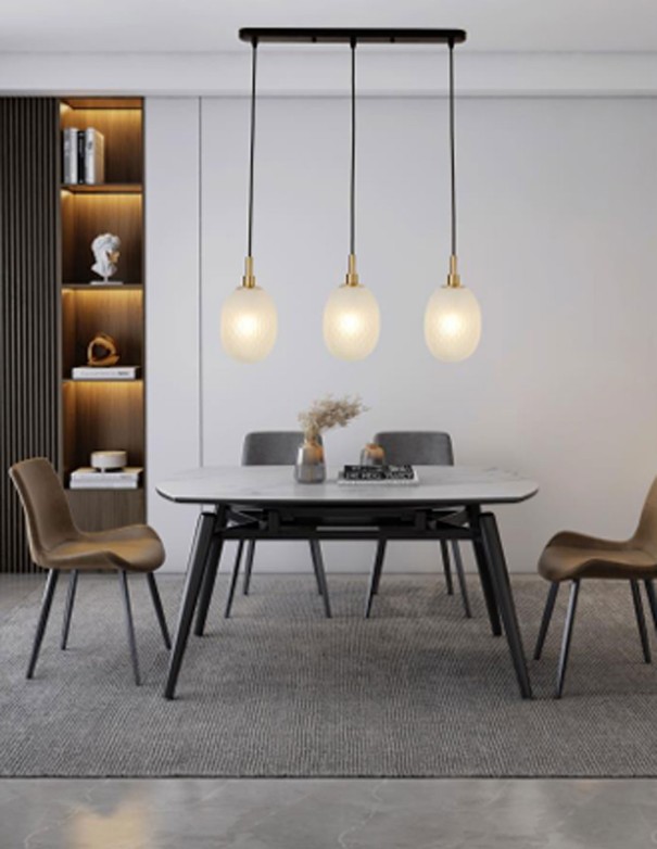 Lámpara regleta negro y latón oferta