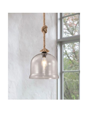 Lámpara Colgante Cristal...