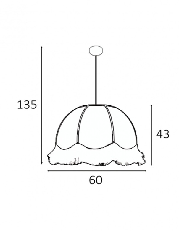Lámpara tela Hostelería