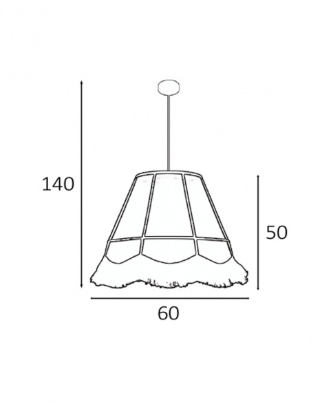 Ofertas lámparas de tejido retro