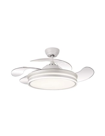 Ventilador retráctil blanco