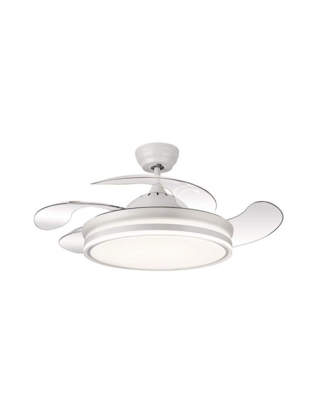 Ventilador retráctil blanco