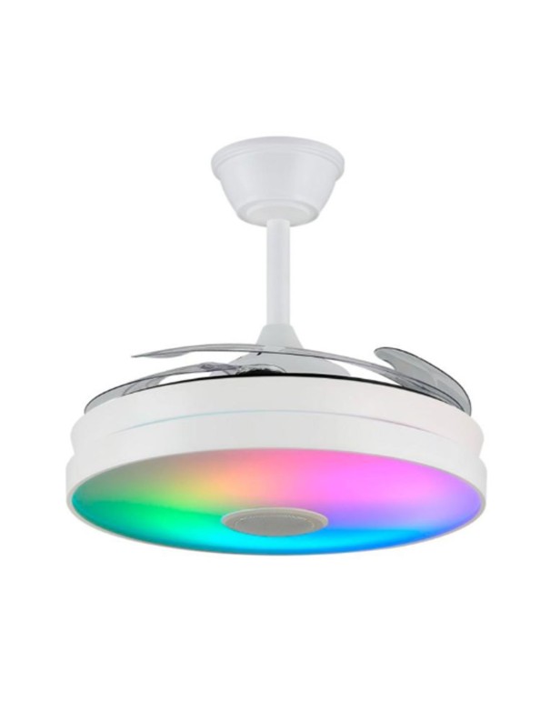 Ventilador DC con RGB y altavoz