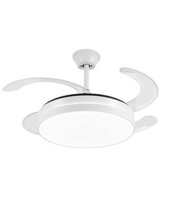 Ventilador de Techo Blanco Bluetooth RGB