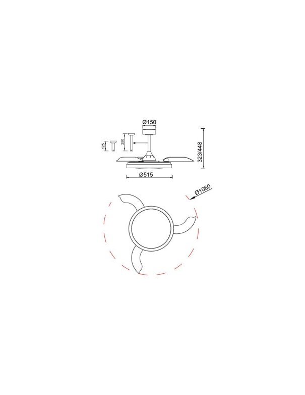 Ventilador Mistral oferta Mantra