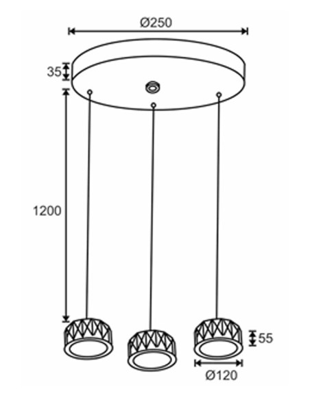 Lámpara Led para el Comedor