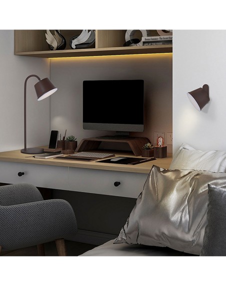 Lámpara sobremesa , colgante y aplique a la vez