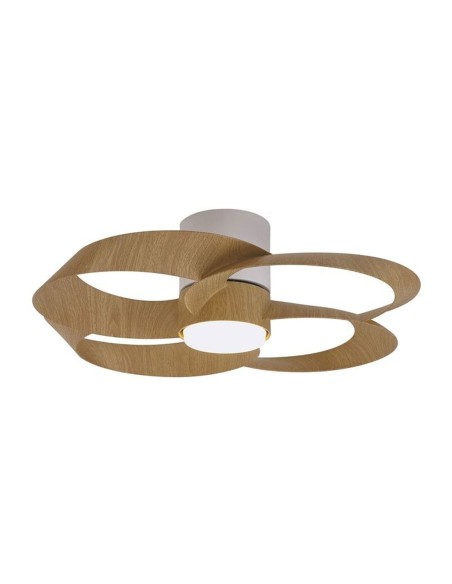 Ventilador de techo Rose Blanco combinado madera