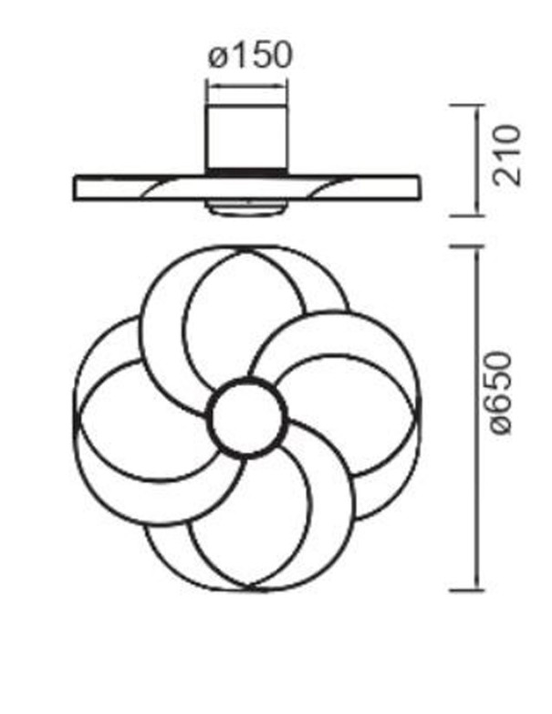 Ventilador de techo diseño actual