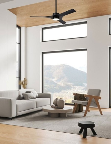 Thai ventilador de Mantra negro