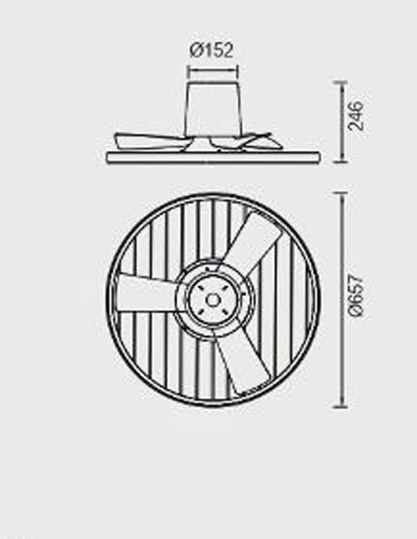 Ventilador Soho Oferta negro