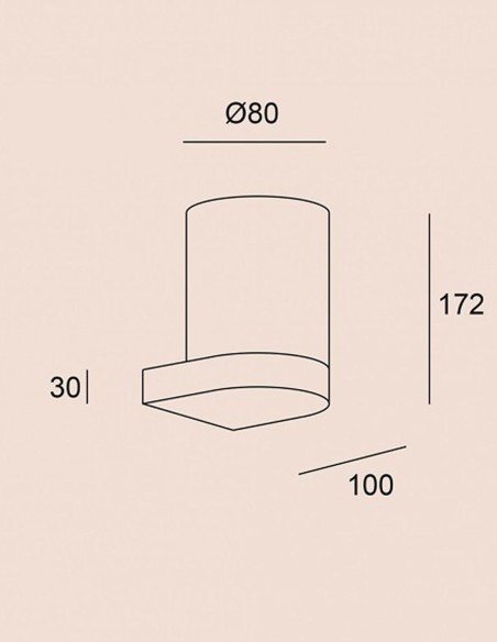 Apliques negro con tulipas de cristal