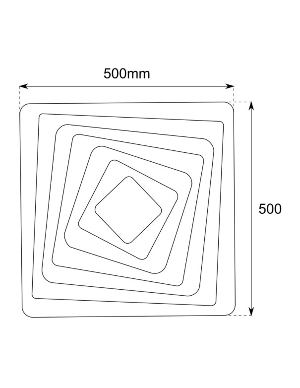 Plafón de techo led Maya