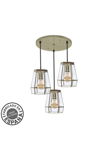 Lámpara Plafón Guia 3 Acabados