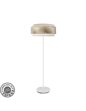 Lámpara de Pie Blanco...