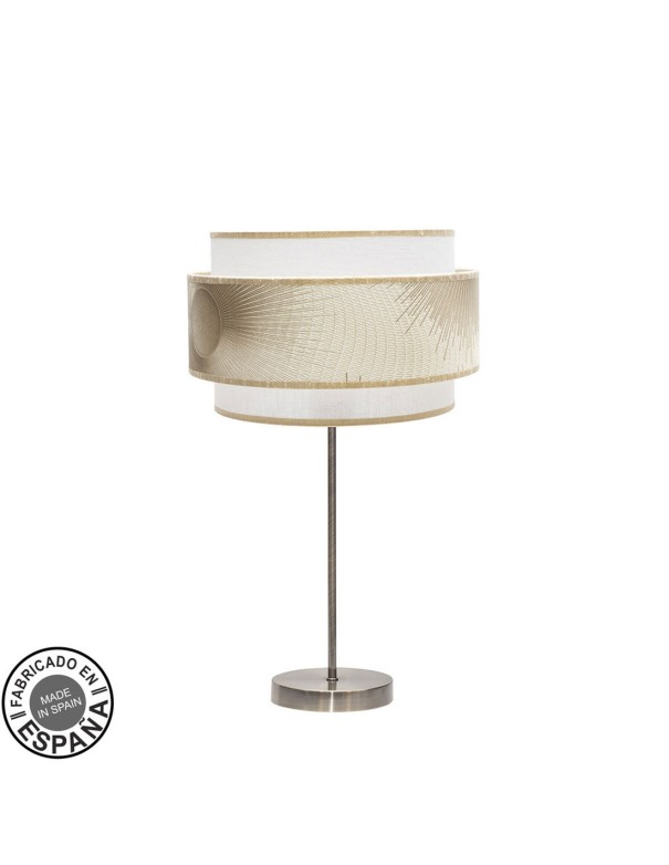 Lámpara Rinconera Cuero Pantalla...