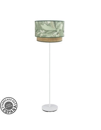 Congo Lámpara de Pie blanca...