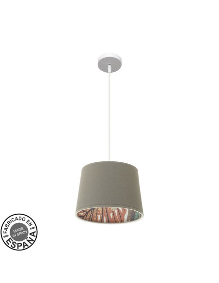 Lámpara de Techo Túnez Topo Interior Estampado