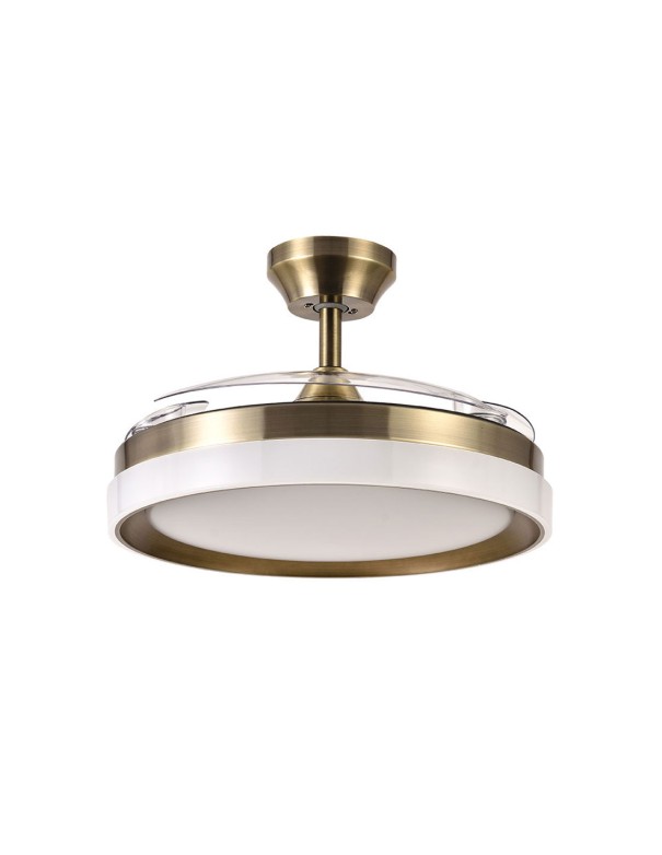 Zenit cuero ventilador retráctil de Fabrilamp