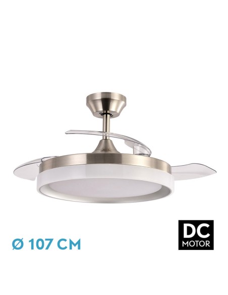 Ventilador de techo Zenit Níquel