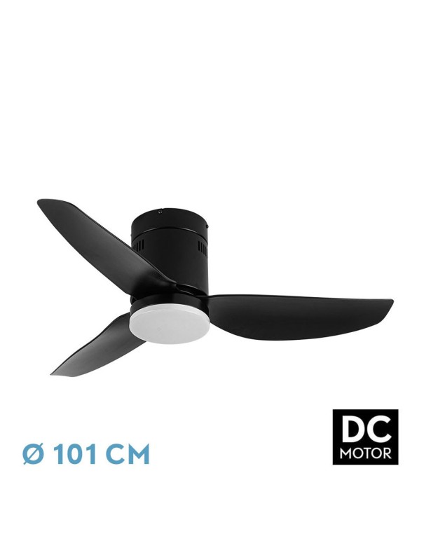 Borax Negro Ventilador Motor DC