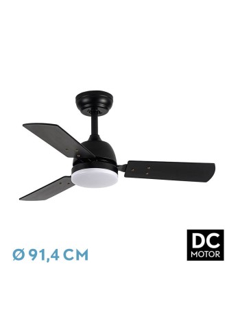 Ventilador Pórtico negro oferta
