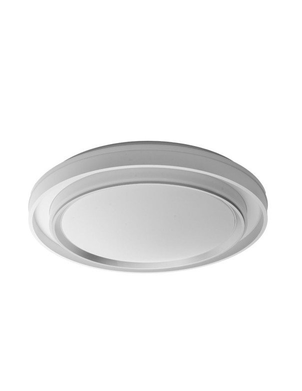 Plafón Meyer Led  60W Blanco Plata