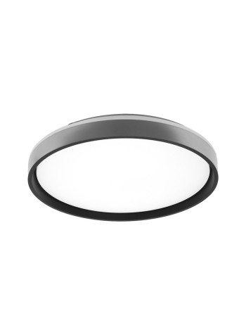 Morgan Plafón Led Plata Negro