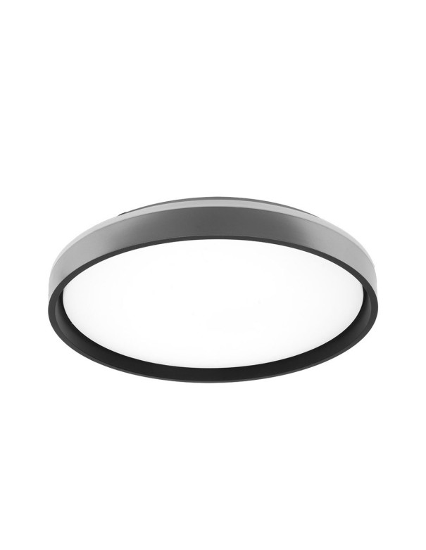 Morgan Plafón Led Plata Negro