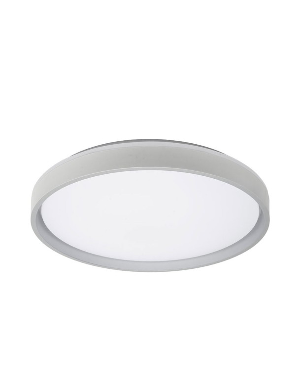 Oferta Plafón Led Morgan Blanco Plata