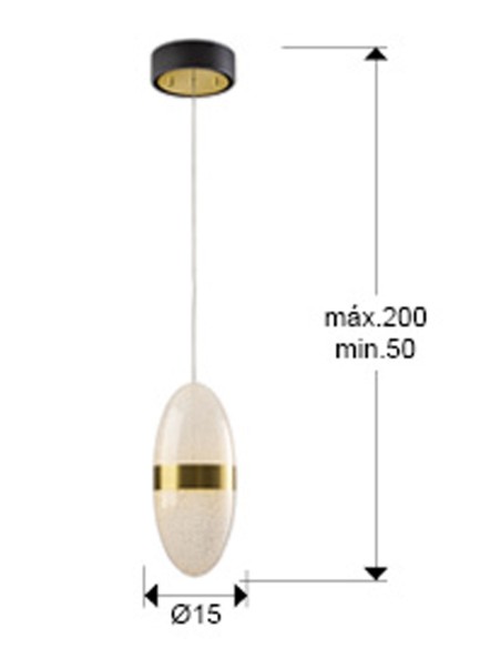 Lámpara de techo led Garden
