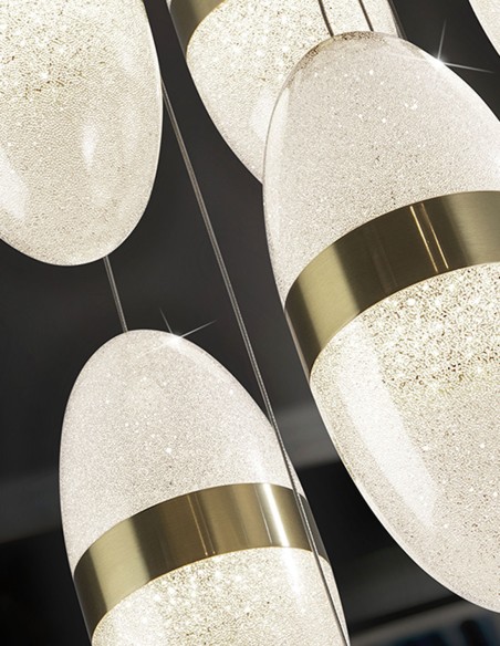 Lámpara Garden tulipa policarbonato