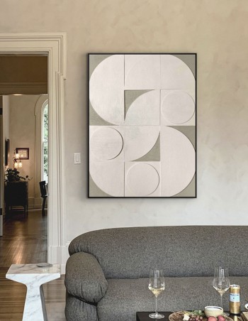 Cuadro bajorrelieve Geomía de Schuller