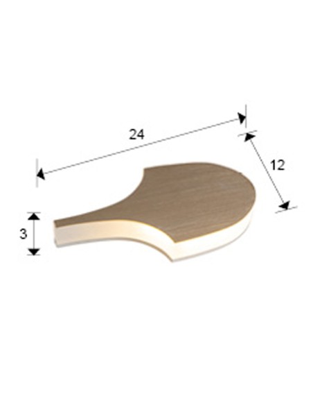 Serea Aplique Dorado Schuller