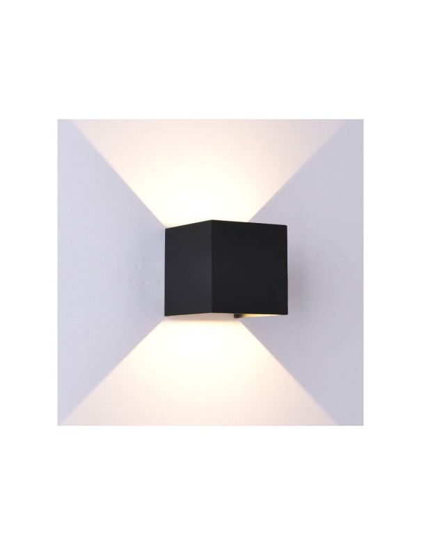 Davos Aplique Exterior Negro 2700K Dimable