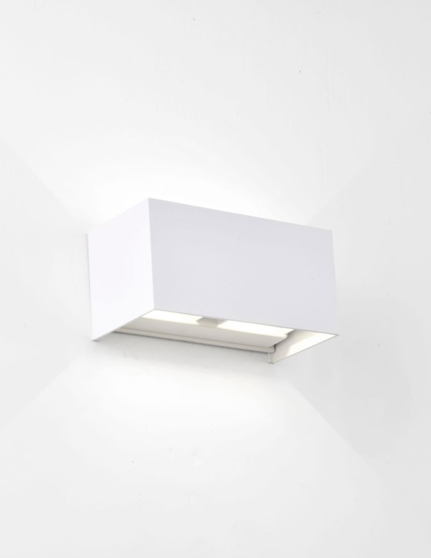 Davos Aplique Doble Blanco Dimable 2700K