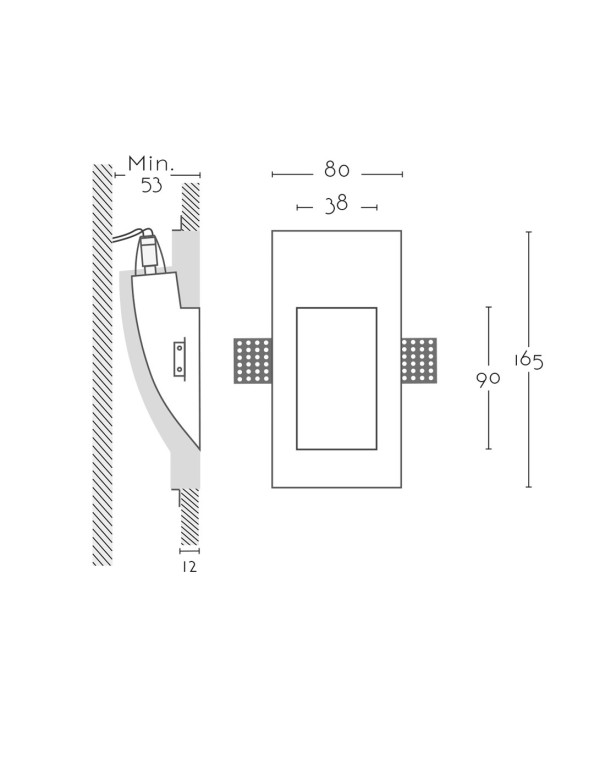 Apliques ofertas integrado en paredes