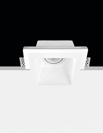 Foco cuadrado para empotrar en pladur