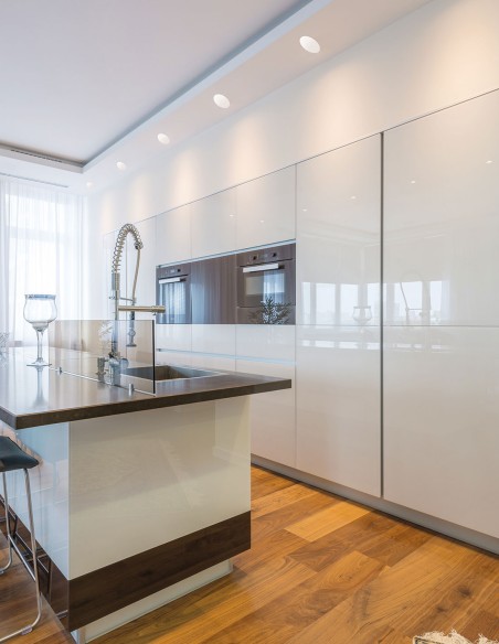 Foco integrado en techo luz lateral